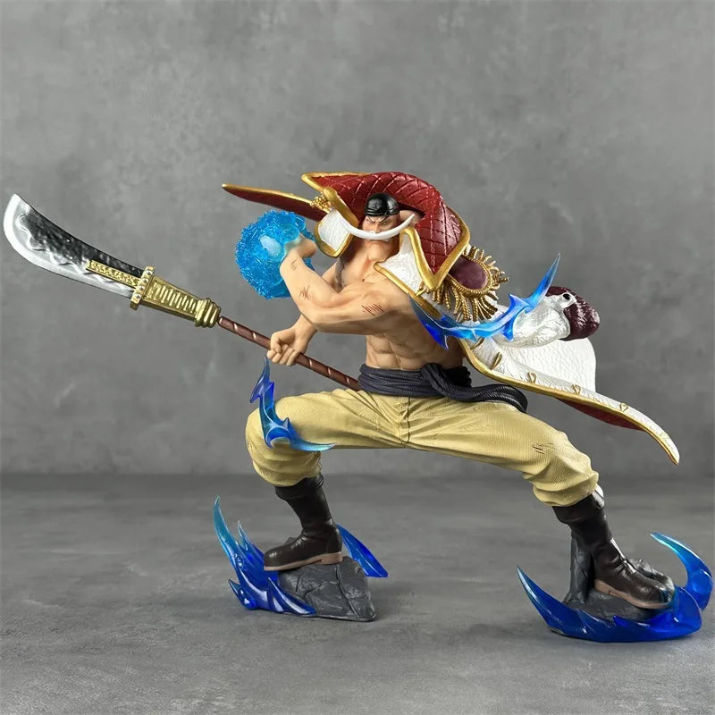 One Piece Anime Whitebeard Pirates Edward Newgate action figures  PVC GK Statue model Desktop decoration collection Toy gift