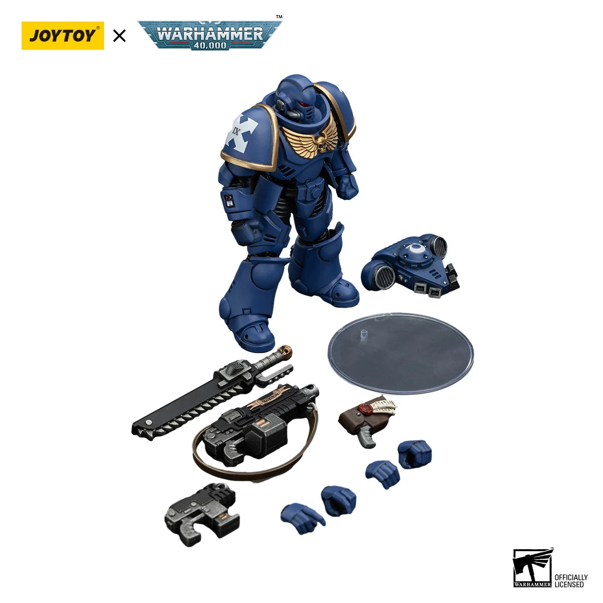 [IN STOCK]JOYTOY Warhammer 40,000 Action Figure 1/18 Ultramarines Outriders&Brother Catonus Model Gift collectibles