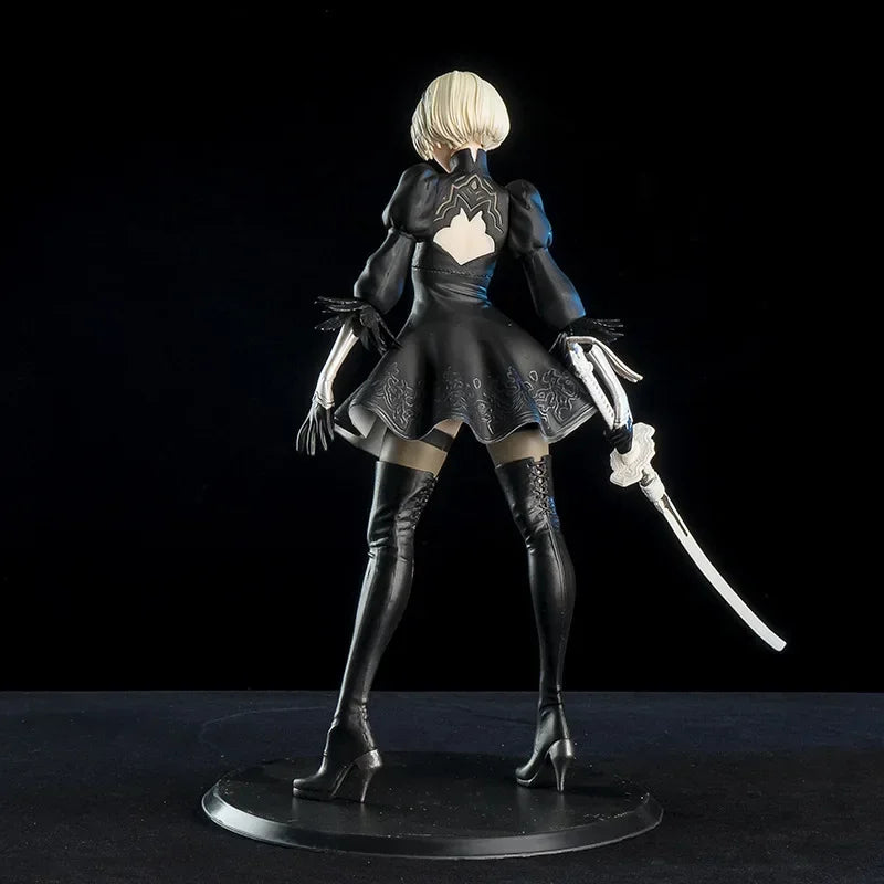 Yorha Figur NieR Automata 2B Nr. 2 Typ B Anime Figuren Deluxe 28 cm PVC Modell Action Figur Sammlung Dekoration Spielzeug Geschenke