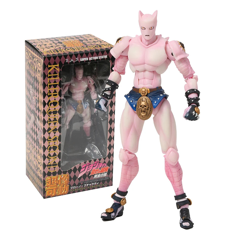 Jojos Bizarre Adventure Star Platinum Action Figure PVC Collection Model Toy Doll Brinquedos