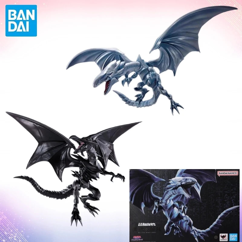 Bandai Original Box SHM S.H.MonsterArts Red Eyes Black Dragon In Stock Anime Action Figure Model Kit Toy Gift For Children Toys