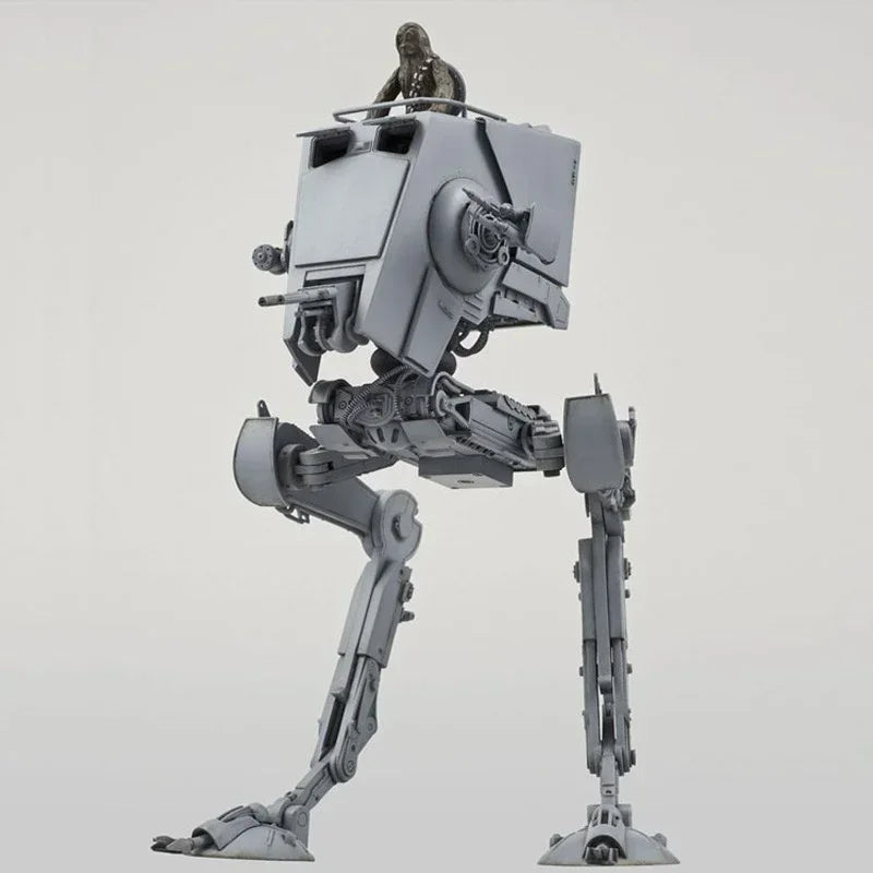 Bandai Original Star Wars Anime 1/48 AT-ST Action Figure Assembly Model Toys Collectible Model Ornaments Gifts for Children