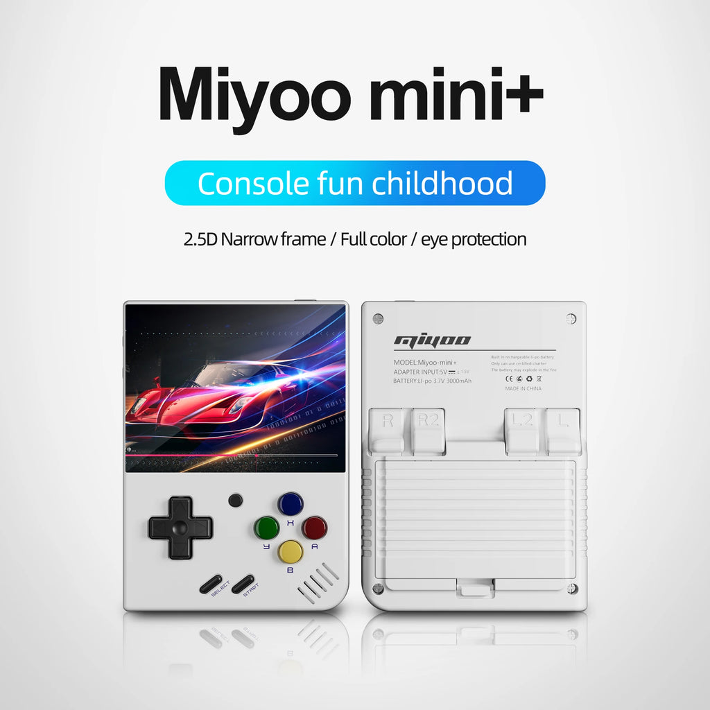 Miyoo Mini Plus Open Source Retro Express Editio Game Console Portable Gba Gaming Ps1 Nostalgic Style Handheld Game Players Gift