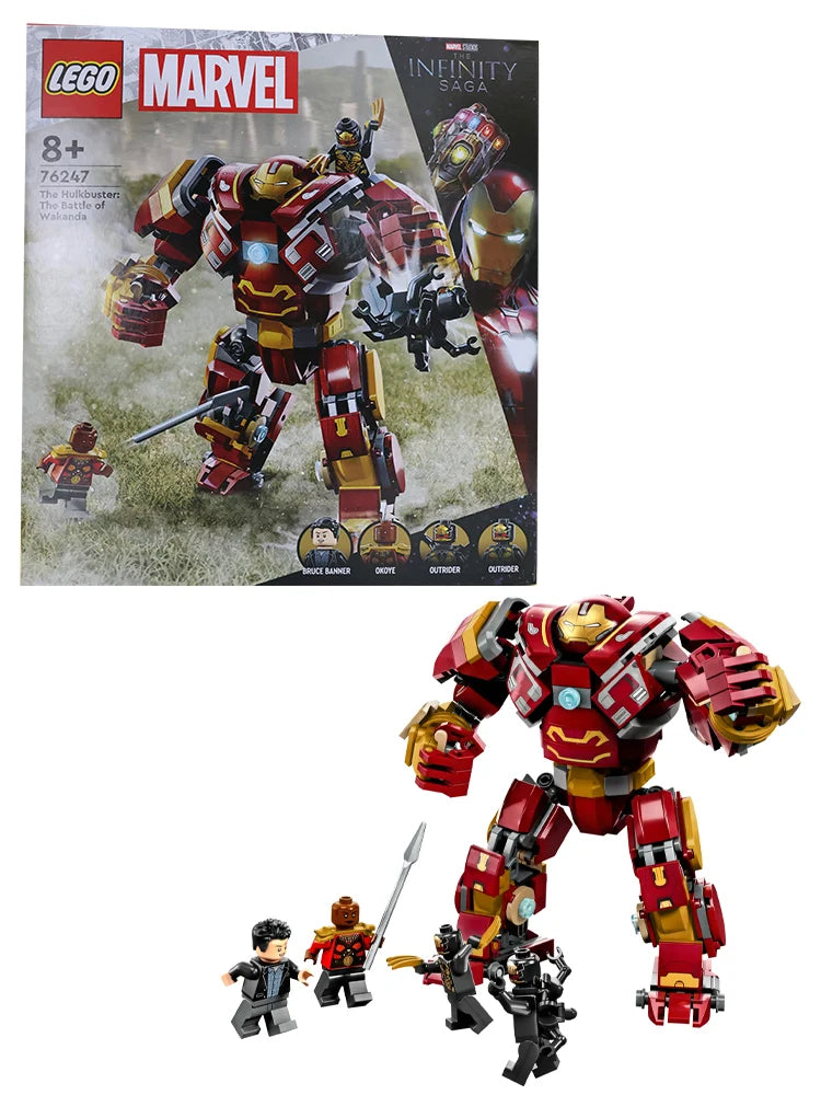 LEGO 76247 Marvel Hulkbuster: Battle of Wakanda Superhero Construction Toy Building Kit