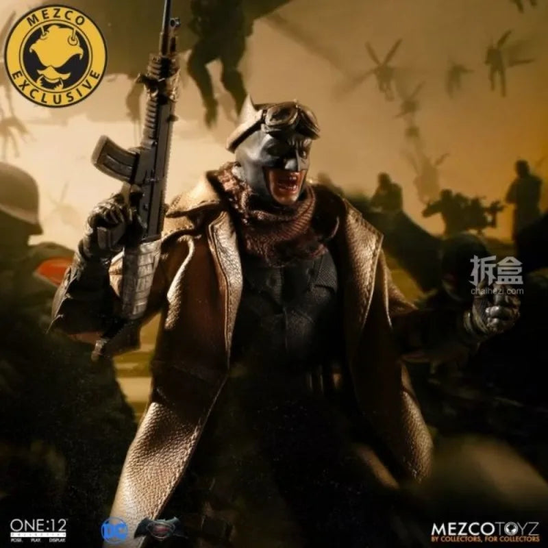 MEZCO TOYZ Original COLLECTIVE Batman Sovereign Knight Ascending Knigh Collectible Action Joint Mobility Figure Model Toys