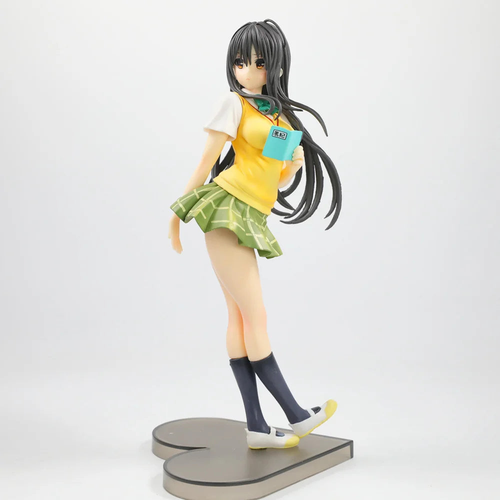 22cm To Love-Ru Yui Kotegawa Looking Back Pose Anime Figure Model Statue Collection Desktop Decoration Ornament Toy Gift