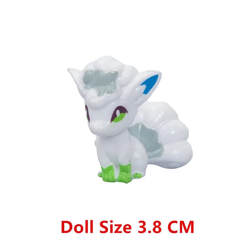 3-7 Cm PokemonCartoons Anime Figure Pikachu Mew Snorlax Charmander Cosplay Collection Pet Pocket Monster Action Model Toy Gifts