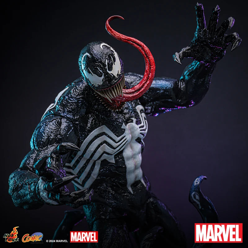 Original Hot Toys Marvel CMS023 Venom Manga Version 1：6 Action Figure Trendy Doll Desktop Ornament Collection Toy Boy Xmas Gift