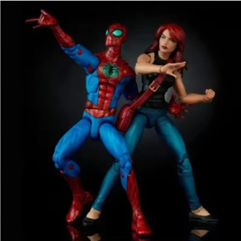 New Original Hasbro Marvel Legends Series Spider-Man and Mary Jane Watson Action Figure Toys Gift
