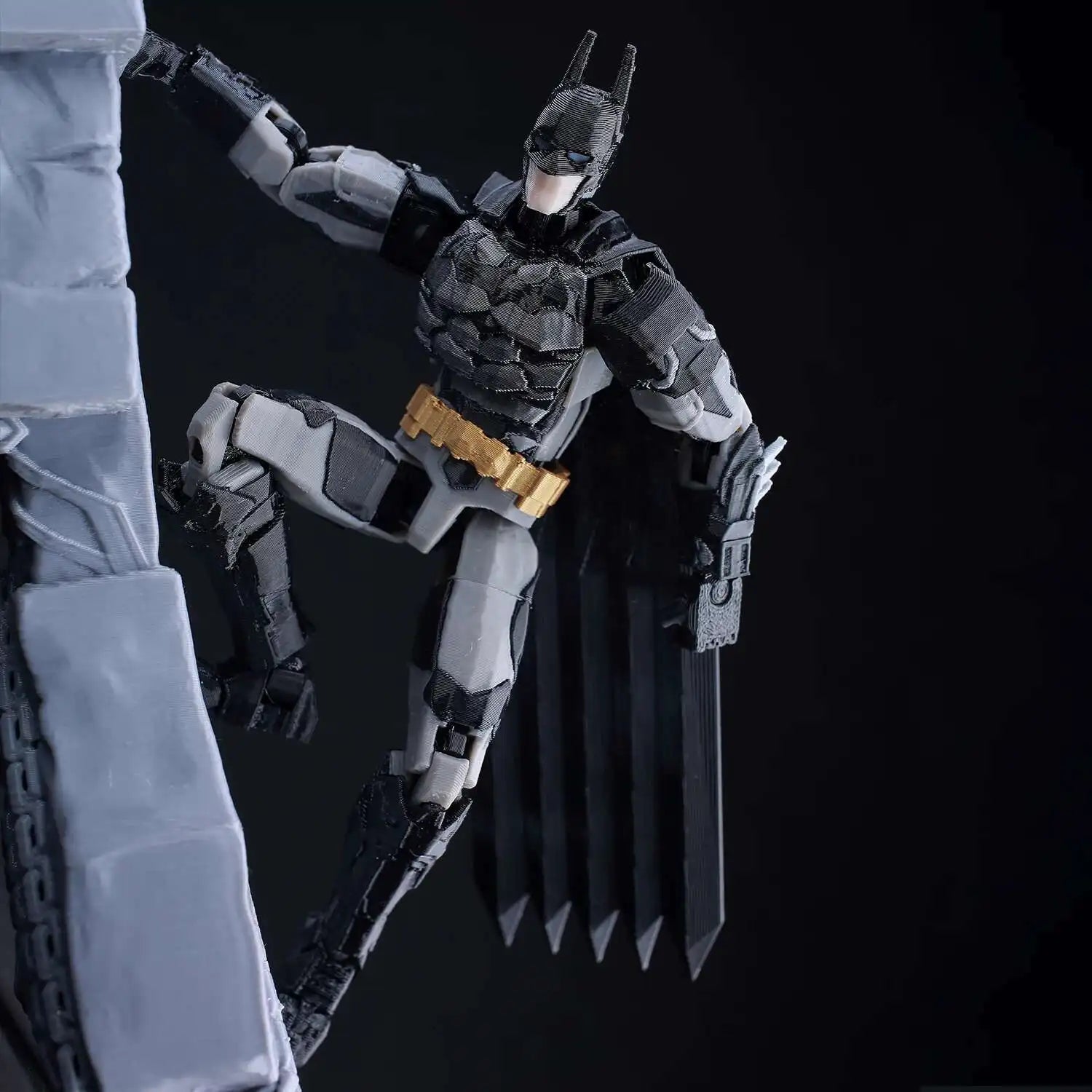 9L3D Printed Batman Anime Characters Lucky Dummy 13 Action Figures Arkham Knight Multi-Jointed Movable Shapeshift Mannequin Toys
