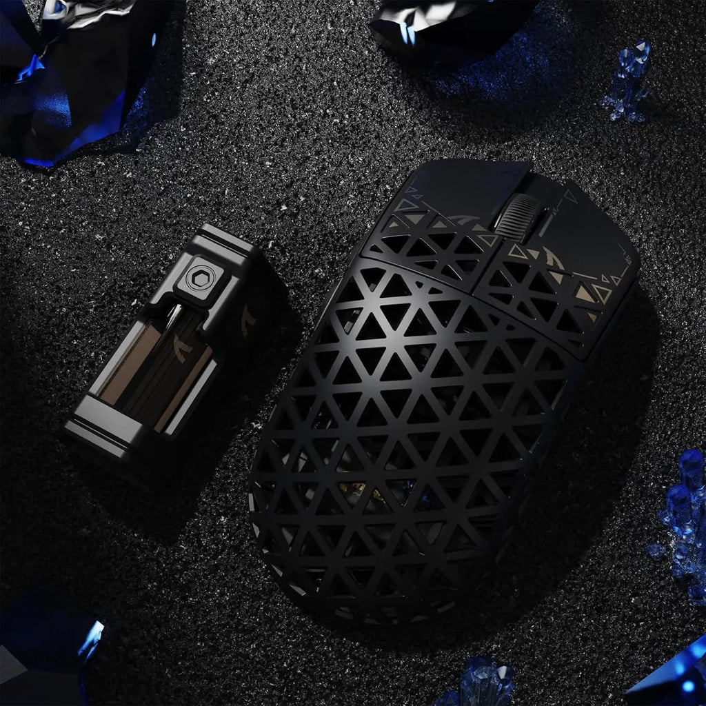 ATTACK SHARK R5 Ultra 39g Carbon Fiber 8000Hz Wireless Gaming Mouse, 42000DPI, PAW3950MAX Sensor, Nordic 52840 Chip, Tri-Mode