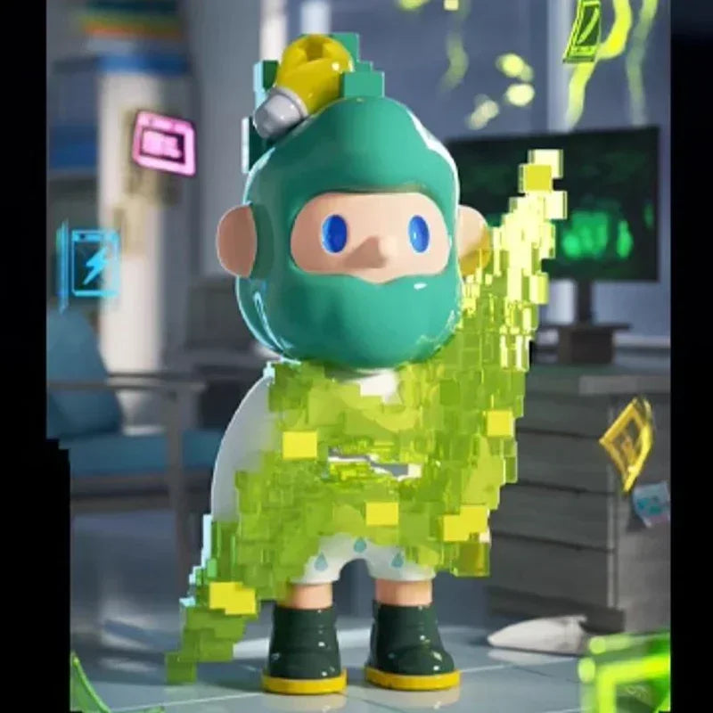 Finding Unicorn FARMER BOB Next Generation Pixel Universe Series Blind Box Toys Kawaii Anime Action Figure Surprise Mystery Box