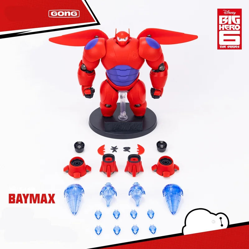 Brand New Genuine GONG Big Hero 6 BAYMAX Series Assembled Model BAYMAX 18cm Assembled Action Figure Boy'S Gift