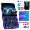 Open Source R36MAX Retro Handheld Game Console 64/128G 18000+Game RK3326 Chip Portable Pocket Game Player 4‘’Screen Game Console