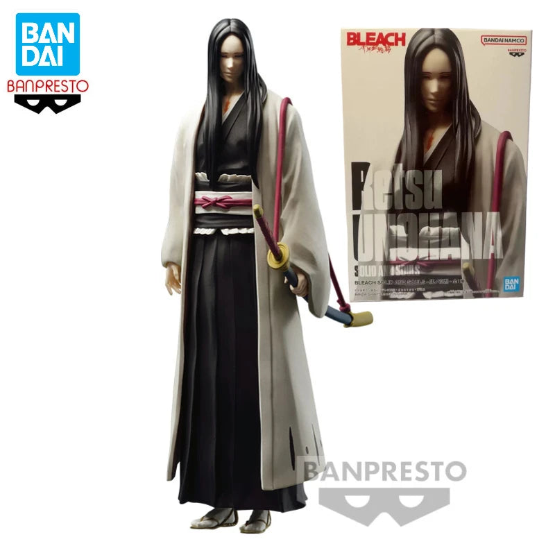 In Stock Bandai BANPRESTO Solid and Souls BLEACH Unohana Retsu Anime Action Figure Toy Gift Model Collection Hobby