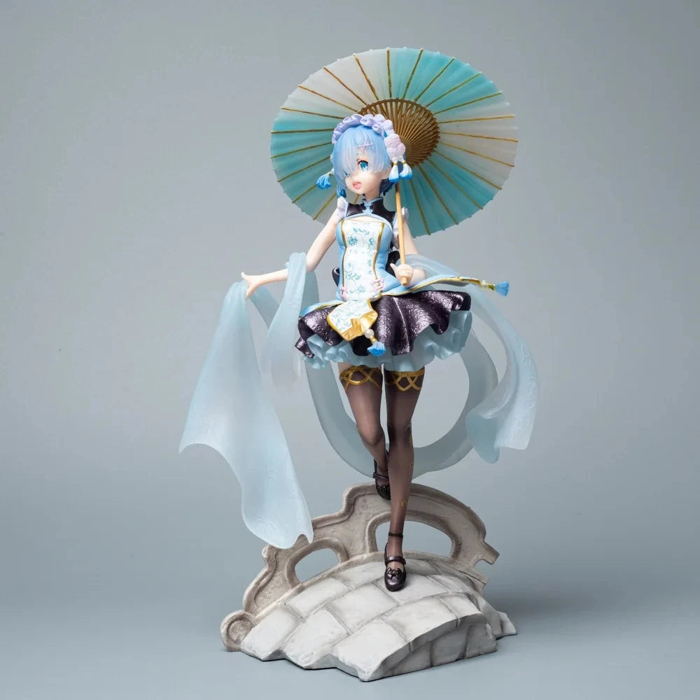 28см Re:ZERO Стартиране на живот в друг свят Рем Килолита Аниме момиче Фигурка Рему Рам Екшън фигурка за възрастни Колекционерски кукли играчки
