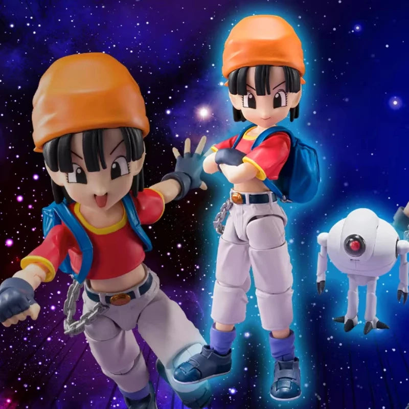 BANDAI SHF Dragon Ball GT Pan 100% Original genuine 90mm PVC Action Anime Figure Model Toys Figure Collection Doll Gift