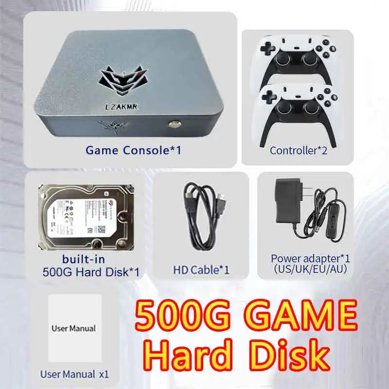 New Upgraded CPU Dual System Win11 2T/4T ROM Game System AK1 Pro Game Box 99999+ Games For PS2 PS3 WII SS GAMECUBE Sega Saturn