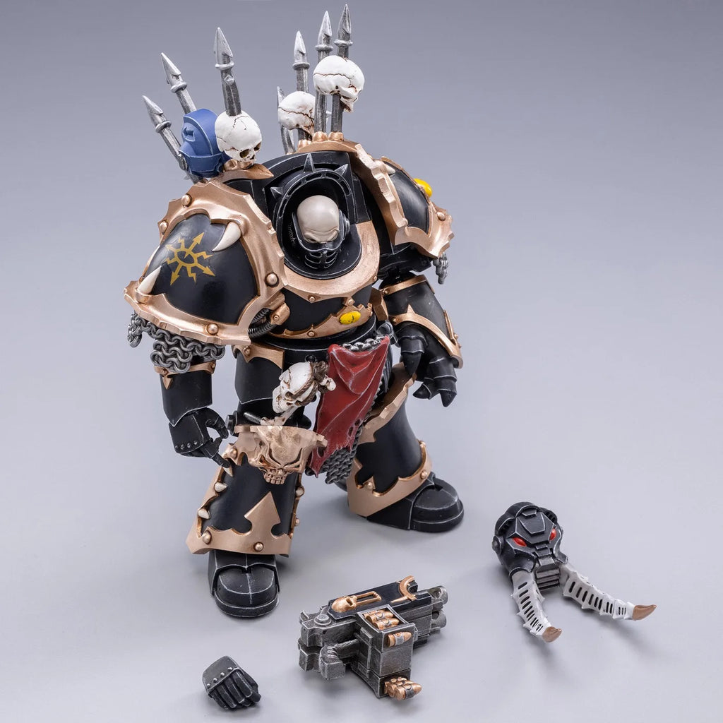 Joytoy Warhammer 1/18 Actionfiguren Black Legion Chaos Terminator Bruder Gnarl Modell Spielzeug Jungen Geschenke 3,75 Zoll