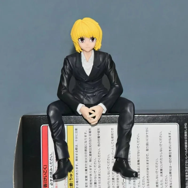 Hunter X Hunter Kurapika Sitting Pose Anime Figure Noodle Stopper Collectible Model Desk Decor For Anime Fans Wholesale