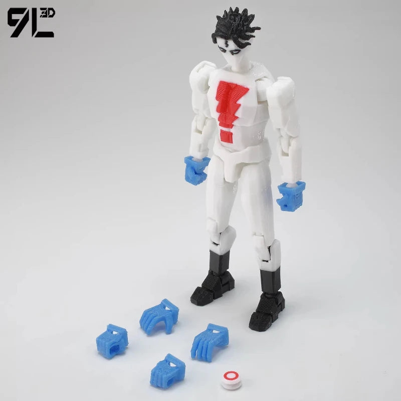 9L 3D Invincible Omni Man Titan Action Figure - Multi-Jointed Articulated Collectible Toy for US Comic Fans Display
