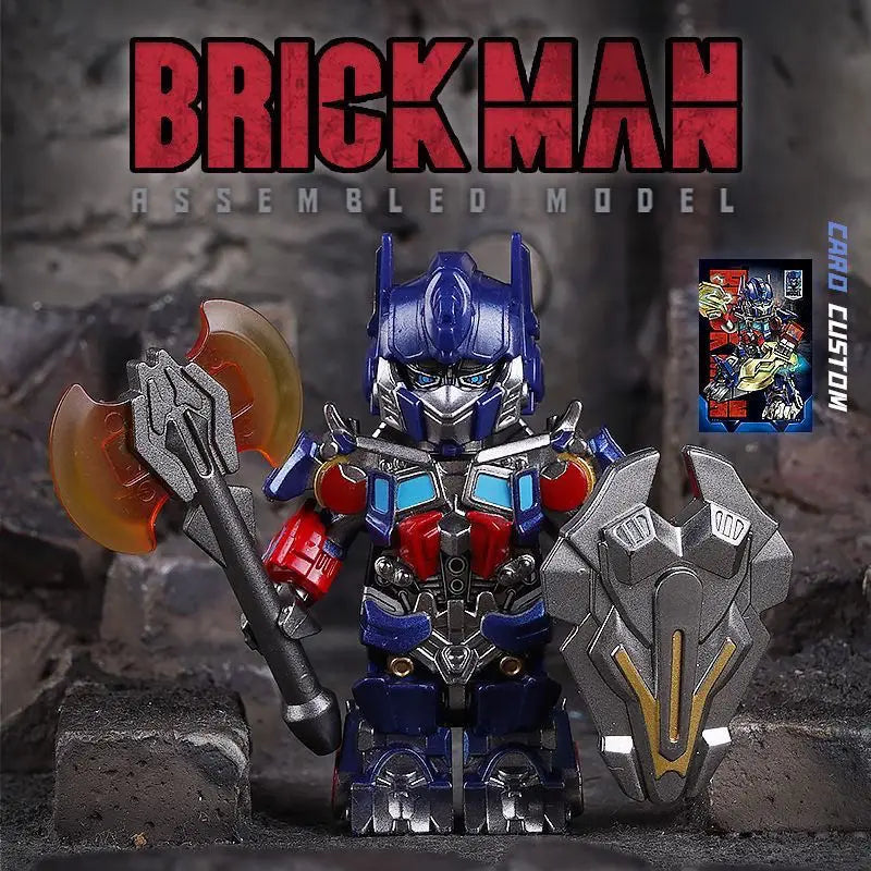 Transformers Animation Game Peripheral Toy Optimus Prime Megatron Bunble Movable Small Doll Anime Action Figure Model Collection