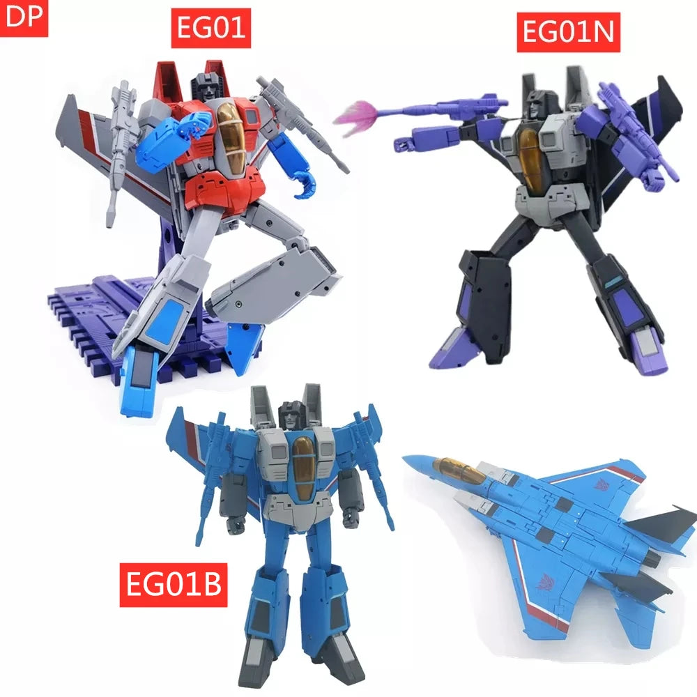 NEW   Eagle EG-01 Starscream EG-01B Thundercracker EG-01N EG01N Skywarp MP-52 Upgrade Action Figure With Box
