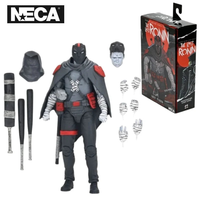 NECA 54410 Toys Teenage Mutant Ninja Turtles (The Last Ronin The Lost Years) Action Figures Casey (Nightwatcher) 18 Cm Doll TMNT