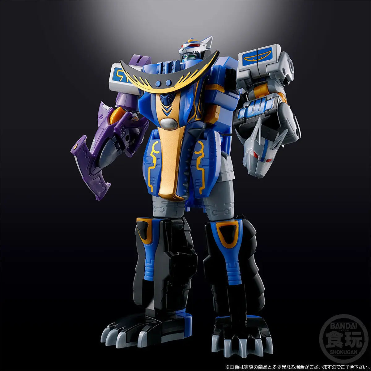 BANDAI SMP Hyakujuu Sentai Gaoranger GaoHunter Justice Blue Moon Anime Action Figures Assembly Model Toy