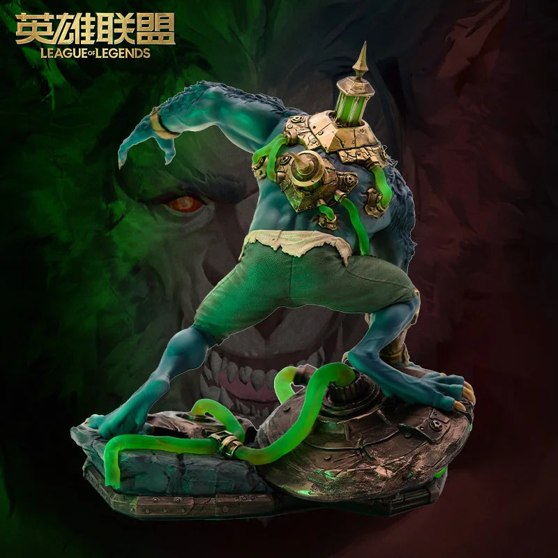 30.8Cm Resin 1/7 Lol League of Legends Arcane Season Warwick Wolf Man Action Figure Model Statue Garage Kit Toys Gift