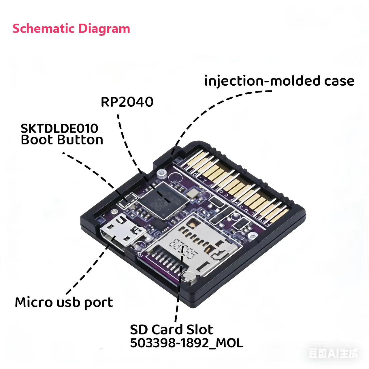 Open-Source DSpico with RP2040 MCU – Dual Power, 6MB/s SD Read, DS Mode & Pico Launcher Compatible With NDS NDSL DSi 3DS Console