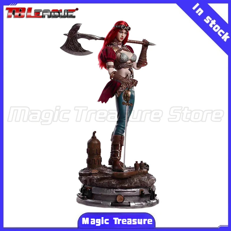 【MT】Original TBLeague PL2019-140B Queen's Divine Sword STEAM PUNK RED SONJA 1/6 Action Figure Toy
