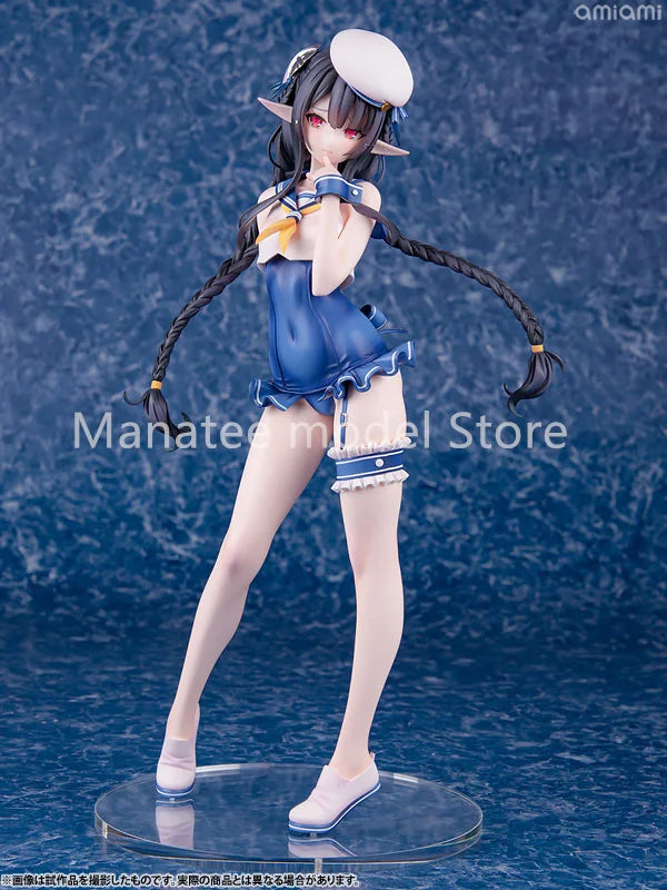 AmiAmi x AMAKUNI Original PHANTASY STAR ONLINE 2 es Blue Sea Annette 1/7 PVC Action Figure Anime Model Toys Doll Gift