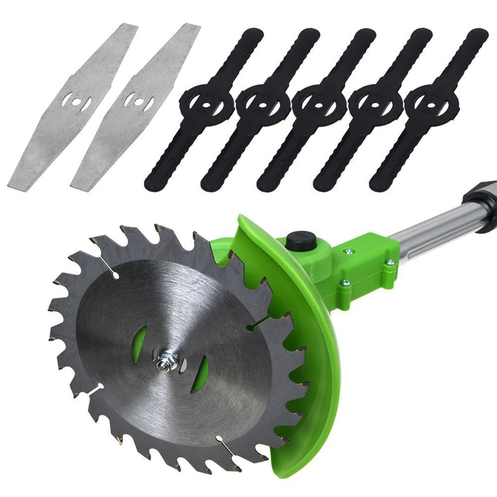 Unkrautschneider, Rasentrimmer, elektrisch, bürstenlos, 2-in-1, kabelloser Rasentrimmer, Schnellladegerät mit 2 x Akku für den Garten