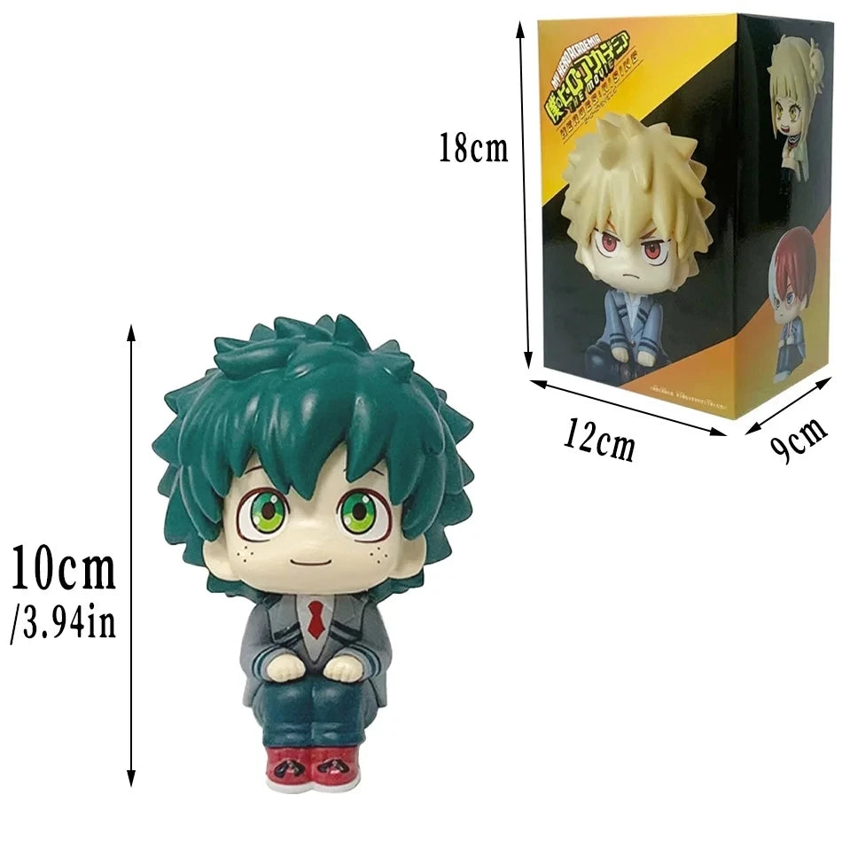 Anime Figure My Hero Academia Midoriya Izuku Bakugou Katsuki Todoroki Shoto Asui Tsuyu PVCAction Figure Collectible Model Toys