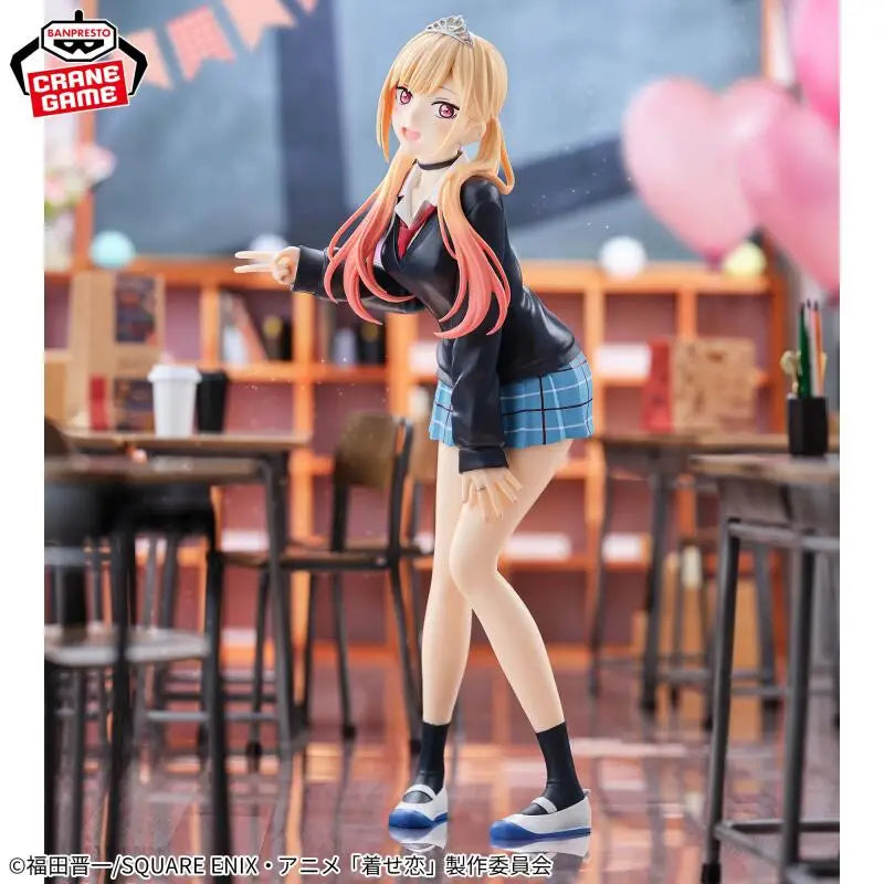 Original Bandai My Dress-Up Darling Season 2 Glitter&glamours Marin Kitakawa Bunkasai Ver Anime Action Figures Model Ornaments
