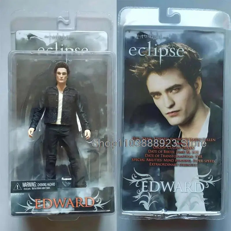 NECA Twilight Eclipse Edward Victoria Figure Classic Movie Twilight Saga-Eclipse Vampire Action Figure Model Birthday Gifts