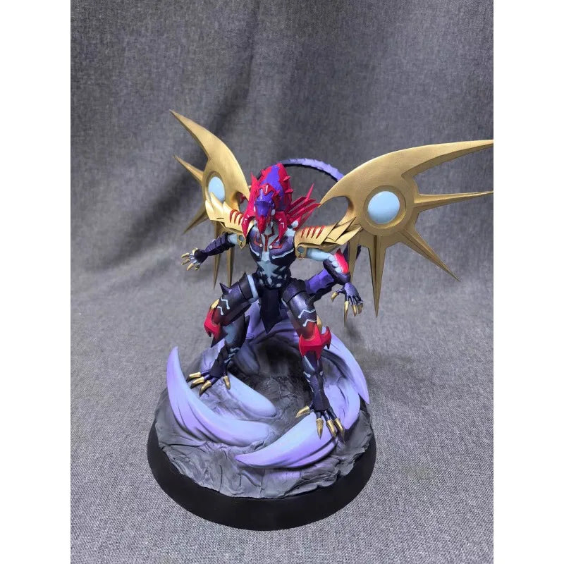 25cm Duel Monsters Figure Galaxy-Eyes Cipher Dragon Handmade Customization Anime Model Resin Desktop Ornaments Holiday Gifts Toy