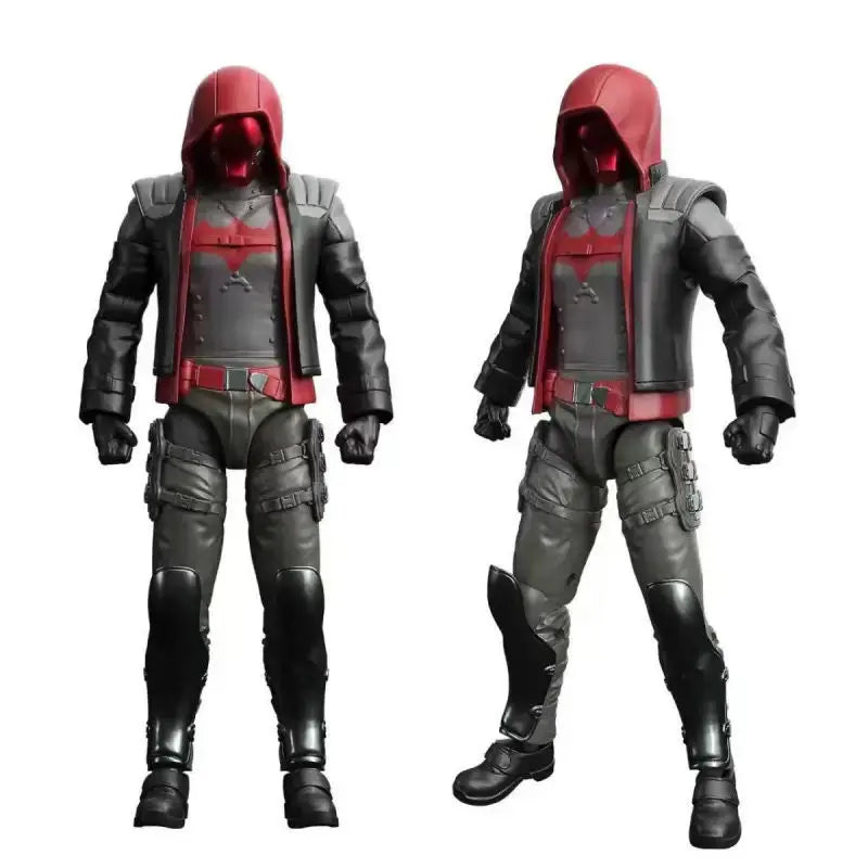 Hot F5 Roundd Culture Batman Series Model Doll Arkham Knight Deathstroke Red Hood Desktop Model Toys Doll Festival Gift