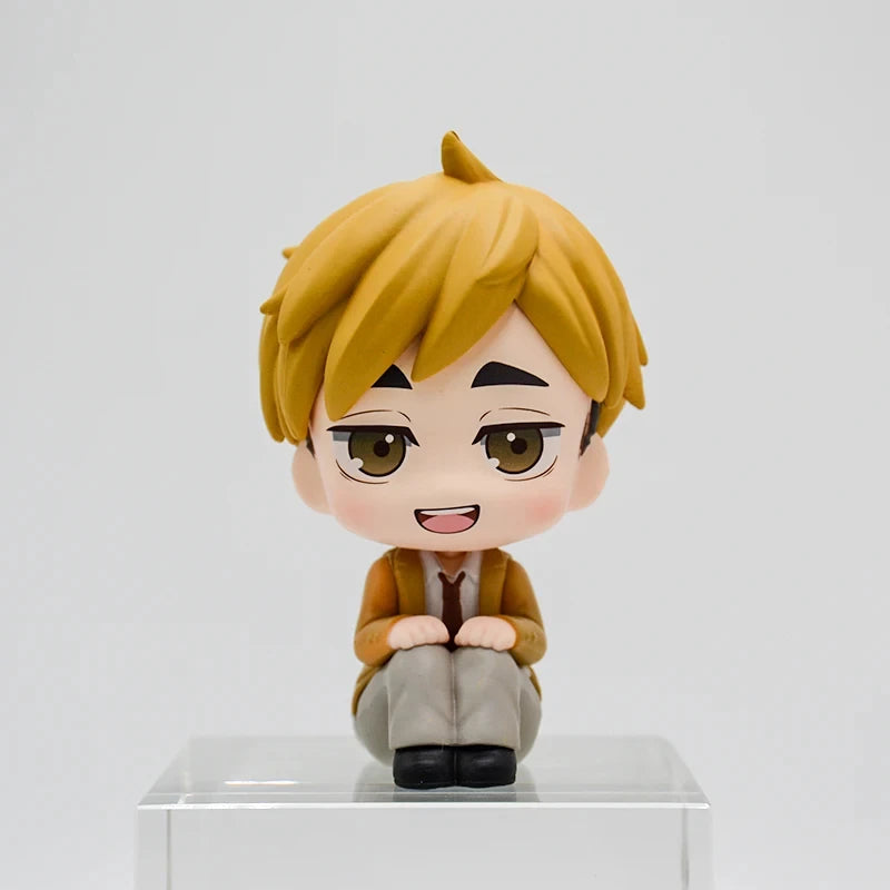 LookUp Haikyuu!! Atsumu Miya Anime Figure Osamu Miya Action Figure Kenma Kozume Figurine Q Version Statue Model Doll Toys Gifts
