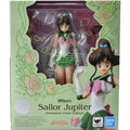 Bandai Sailor Moon Anime Figure SHF Chibi Moon Sailor Moon Mercury Mars Jupiter Venus Uranus Neptune Action Figure Toys Gift
