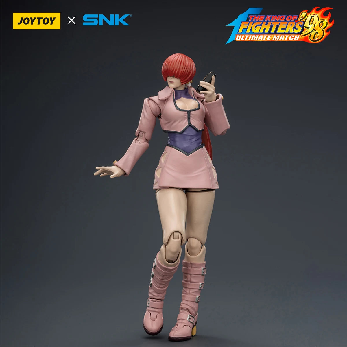 JOYTOY SNK KOF'98UM Action Figure 1/18 Orochi Team Yashiro Nanakase/Shermie/Chris Articulated Joints Figurine Model Surprise Toy