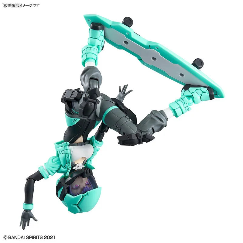 Bandai 30MS Genuine Model Kit 30MS SIS-V00 Rydira [Color A] Skateboard Clothing Action Figure Joints Movable Model Toys Gifts