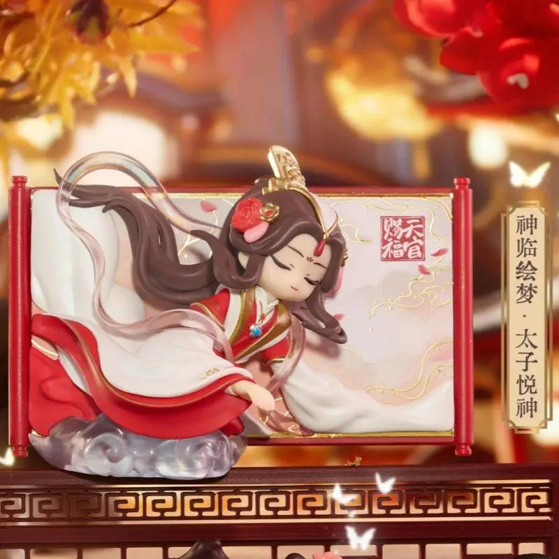 Genuine Tian Guan Ci Fu Scroll Series Blind Box TGCF Hua Cheng Xie Lian Cute Anime Peripheral Mystery Box Decora Anime  Gifts