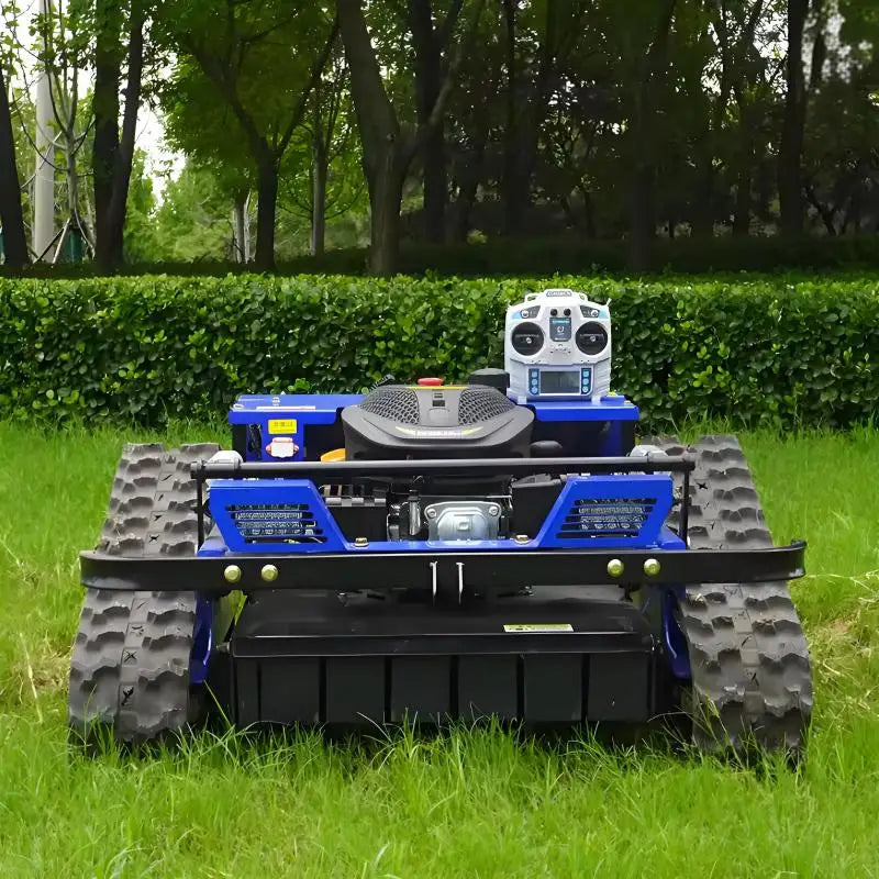 Direkt ab Werk CE/ISO-zertifizierter Verkauf Gartenraupen-Rasenmäher Benzin-Rasenmäher Ferngesteuerter Rasenmäher Roboter-Rasenmäher