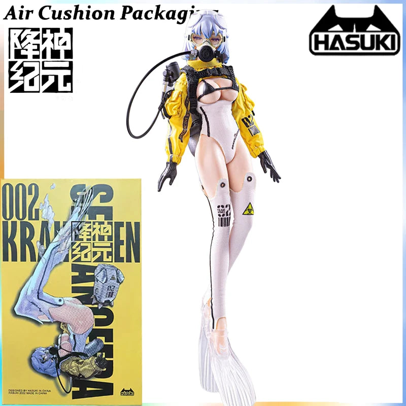HASUKI Genuine SALVO Special Forces Black Ops Age of Divine Descent Kraken Cerberus 1/12 Scale Action Figures Model Toys Gifts