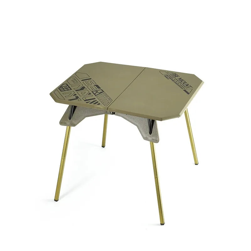 ISE MOUNT Outdoor Folding Table Camping table Portable Lifting Table Two heights of use with storage bag