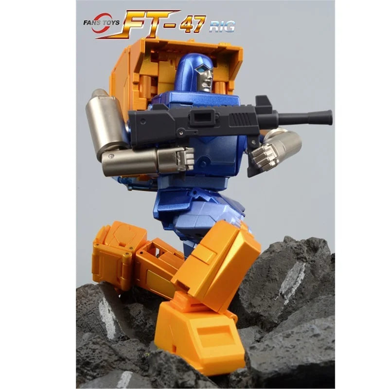 IN STOCK FansToys Transformation FT-47 FT47 Huffer 2.0 PVC Plastic Action Figure Robot Toy With Box