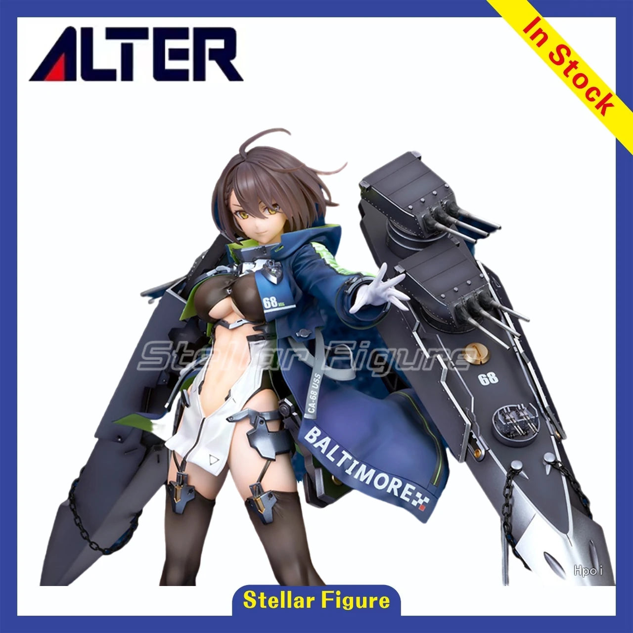 【SF】In Stock Alter Azur Blue Route USS Baltimore 1/7 Scale Figures Anime Model Collection