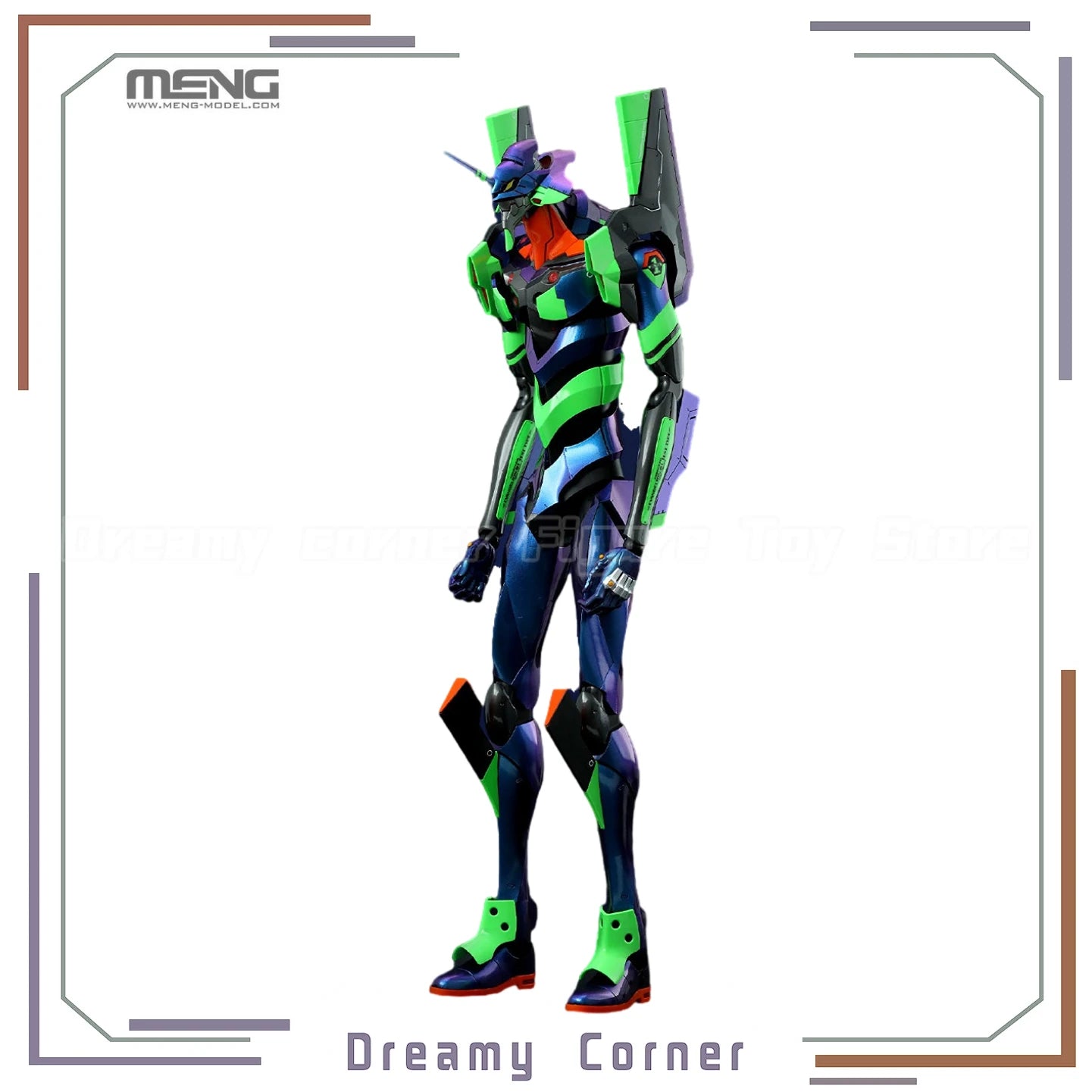 【In Stock】Original MENG Model Mecha-001LH EVA TEST TYPE-01 Ver.1.5 Iridescent Pre-colored Edition MECHA Assembly Toy Model